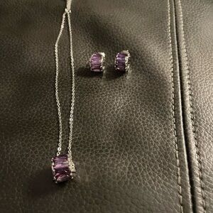 Lia Sophia necklace & earring